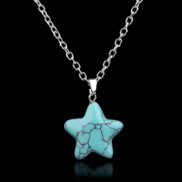 NWOT Turquoise Star Necklace - Picture 4 of 4